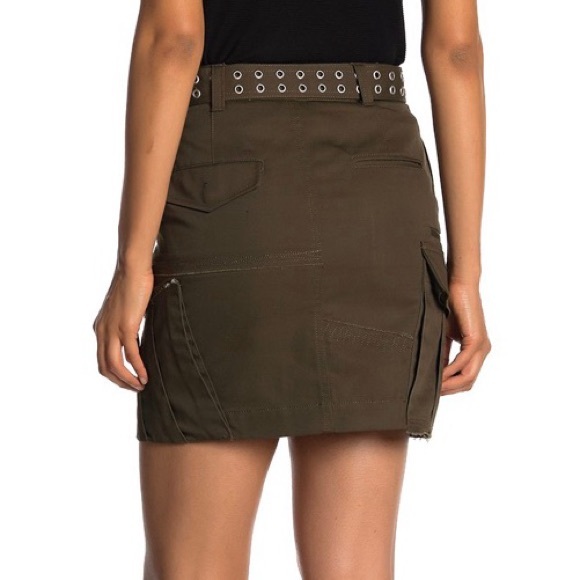 Helmet Lang Military Patch Skirt - Picture 3 of 8